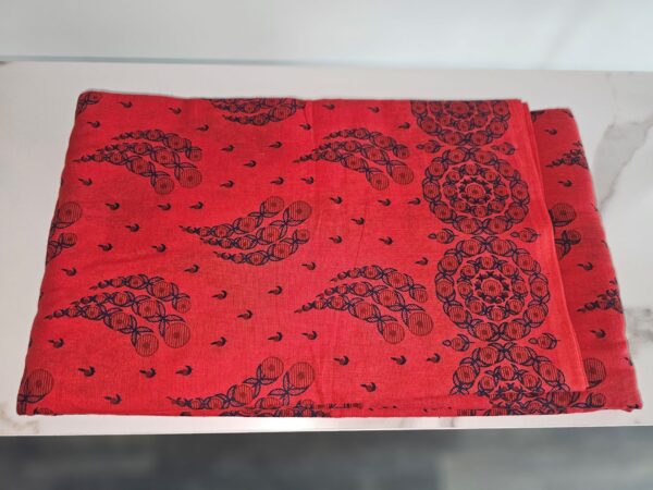 Red Cotton Piece - 5 Yards