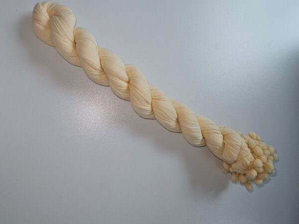 Cream Cotton Scarf Twist ~2yd Long