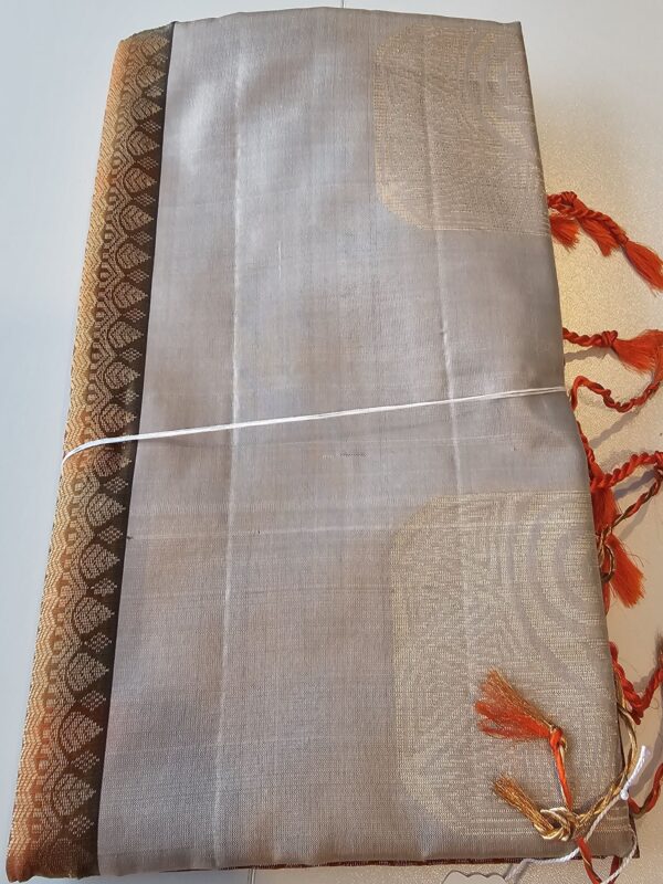 Orange Stitch Silk - Silver Infusions - Image 2