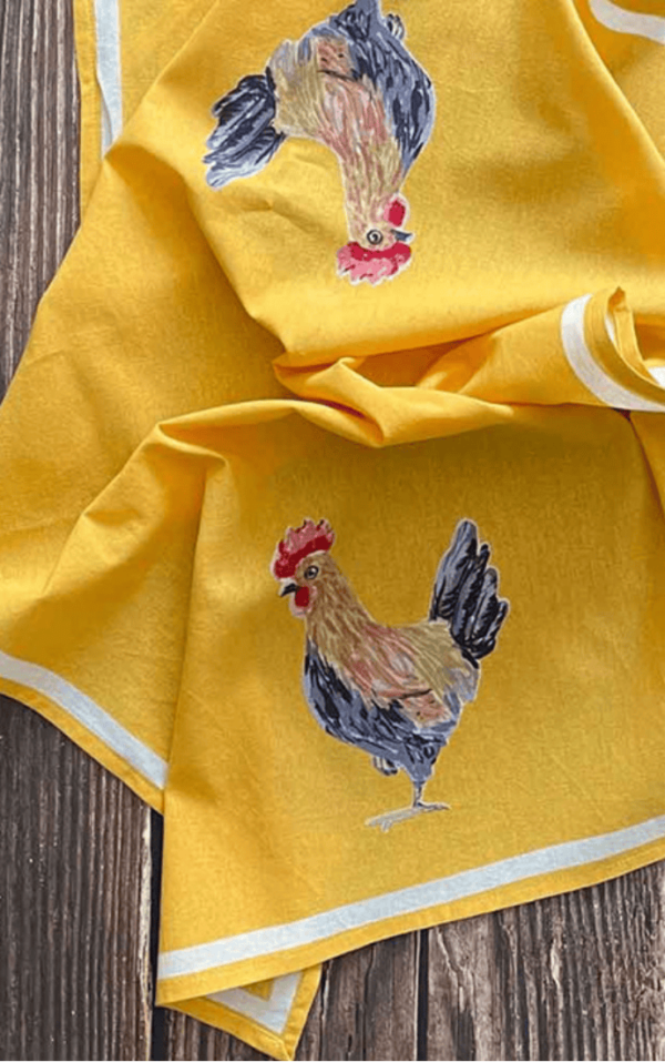 Rooster Floursack Kitchen Towel Set (Set of 2)