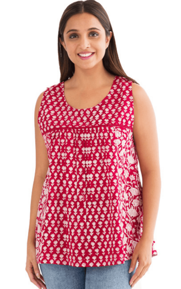 Pavitra Block Print Sleeveless - Image 3