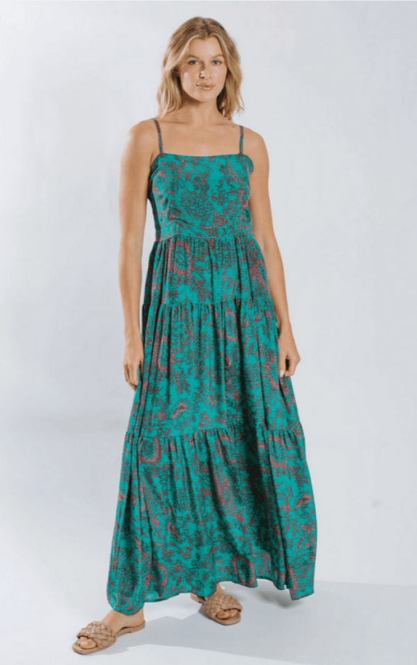 Stefna Tiered Maxi Dress