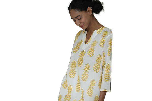 Pineapple Yellow Kurta - Image 2